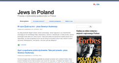 Desktop Screenshot of jewsinpoland.org