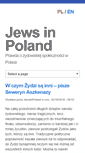 Mobile Screenshot of jewsinpoland.org