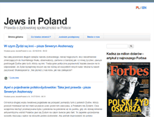 Tablet Screenshot of jewsinpoland.org